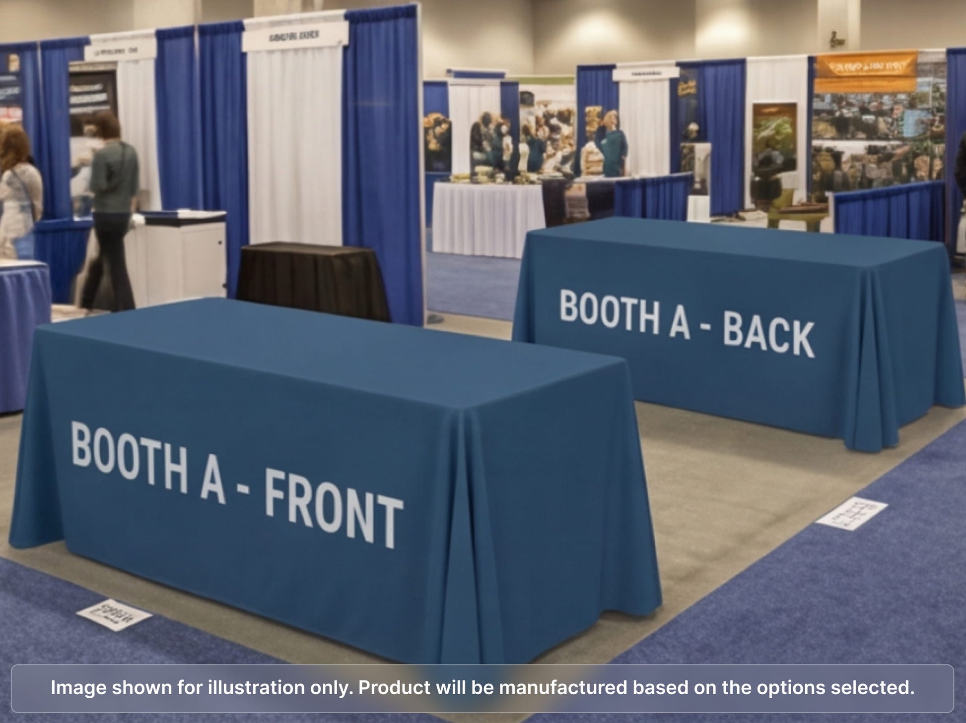 Full Printed Table Cover Throws with Double-Sided Print