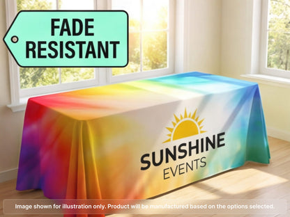 Full Printed Table Cover Throws with Fade Resistant