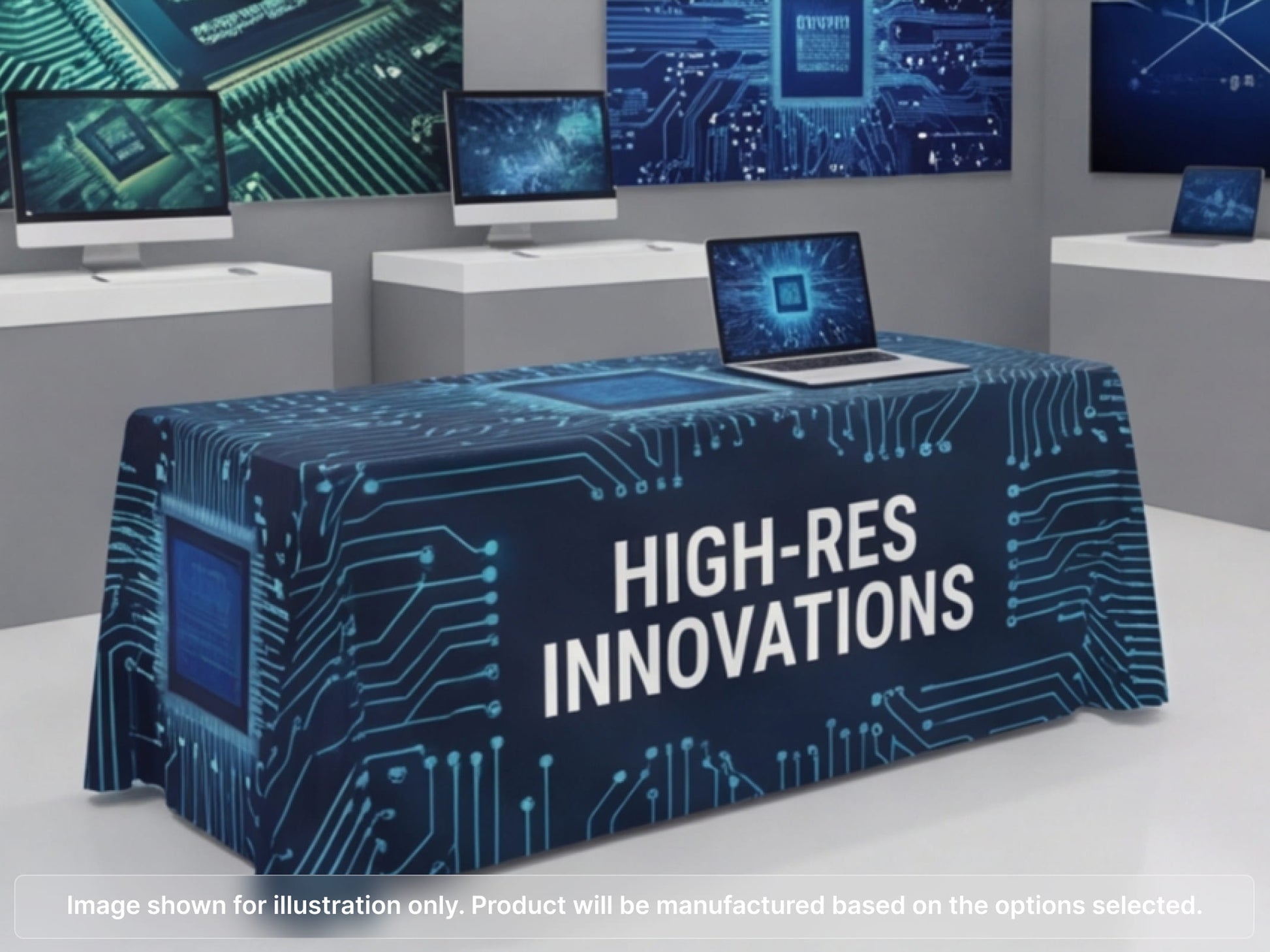 Full Printed Table Cover Throws with High-Resolution