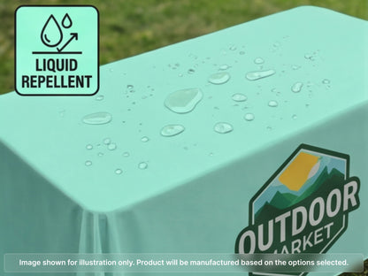 Full Printed Table Cover Throws with Liquid Repellent Fabric