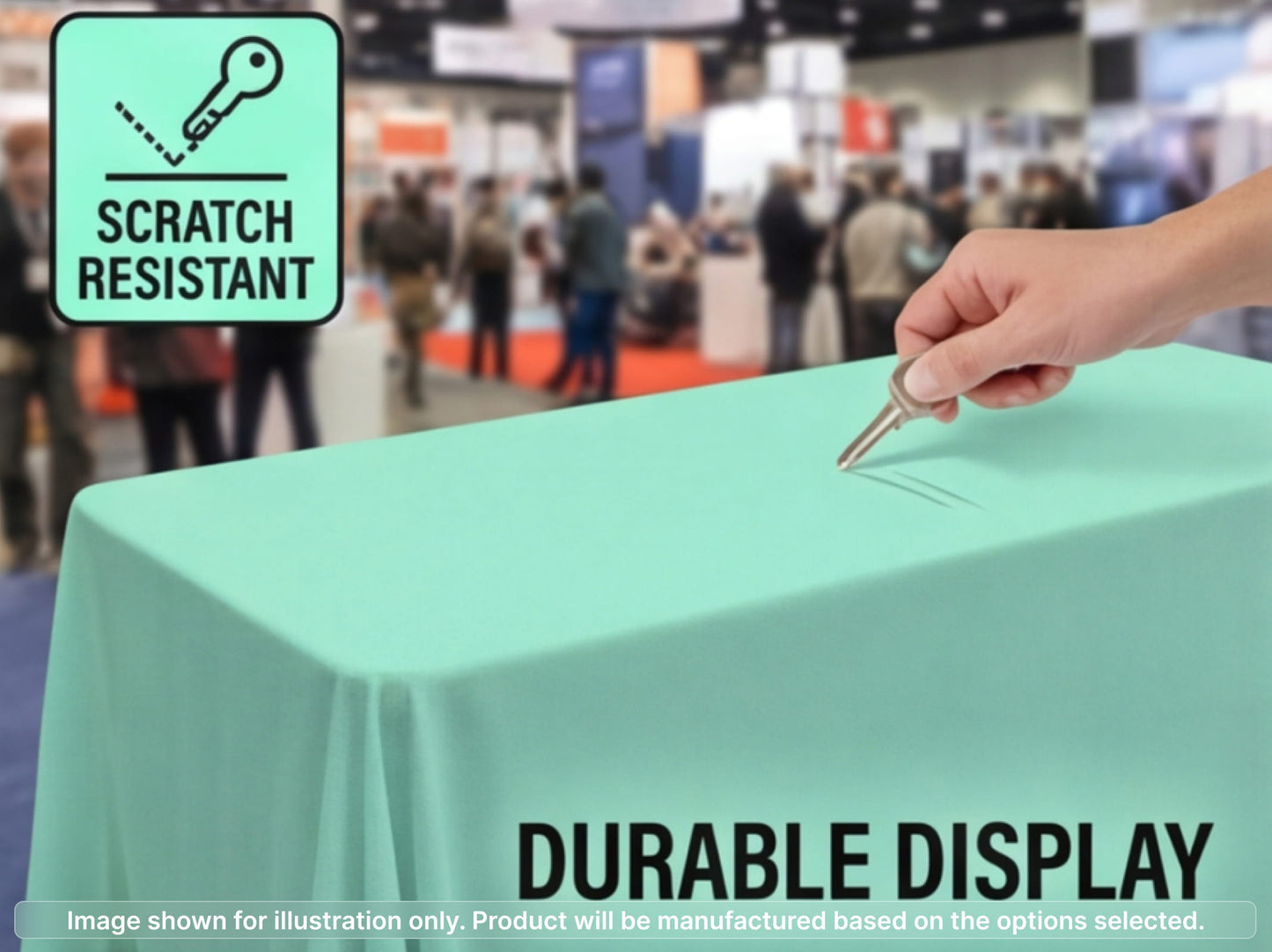 Full Printed Table Cover Throws with Scratch Resistant