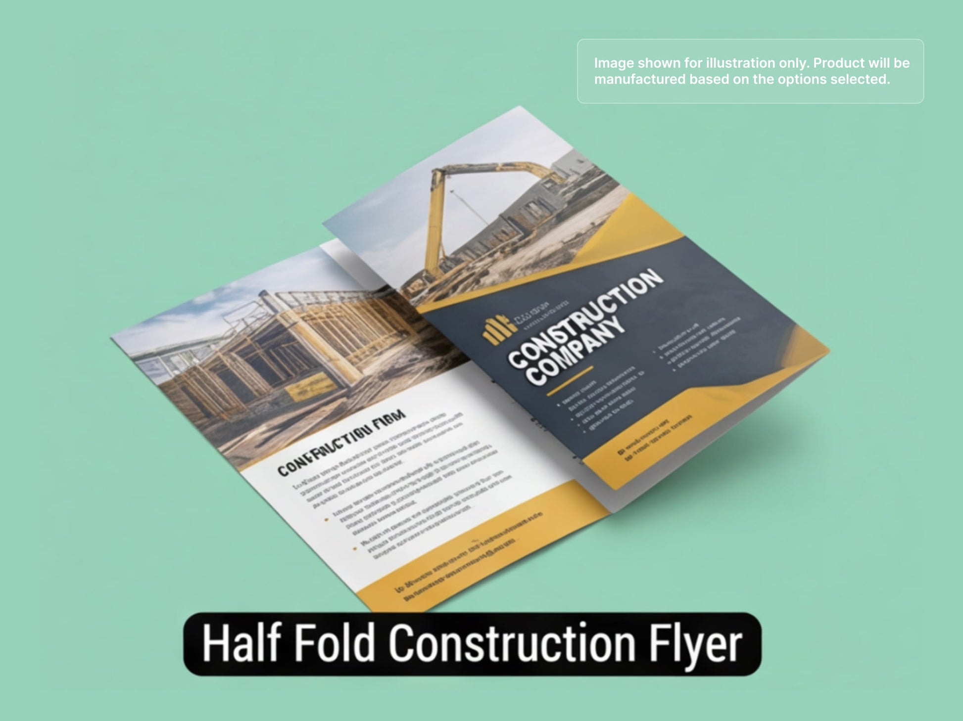 Half Fold Business Flyers