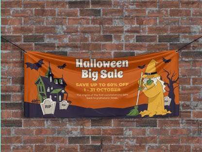 Halloween Big Sales Banner