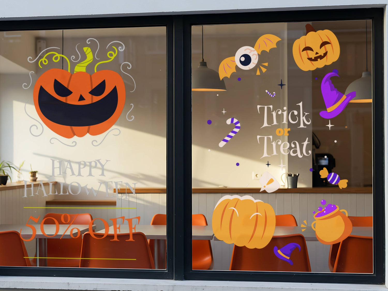 Halloween Window Decals