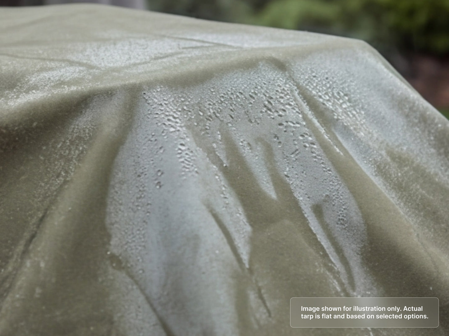 Heavy Duty Canvas Tarps - Water Resistant for Breathable Anti-Condensation