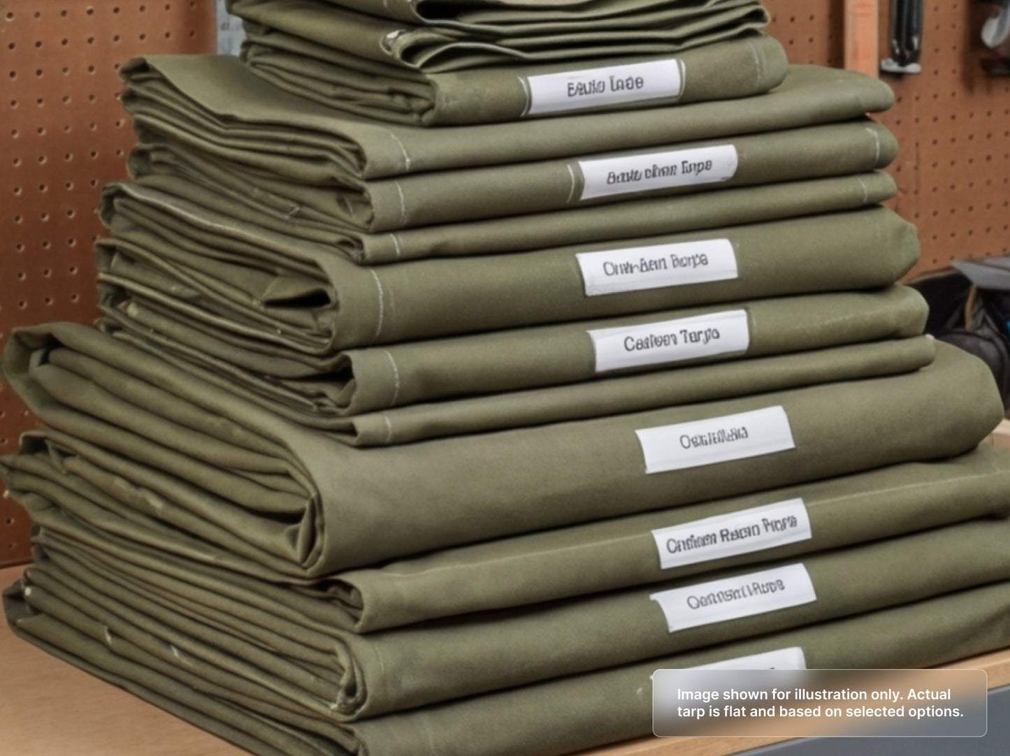 Heavy Duty Canvas Tarps - Made-to-Order