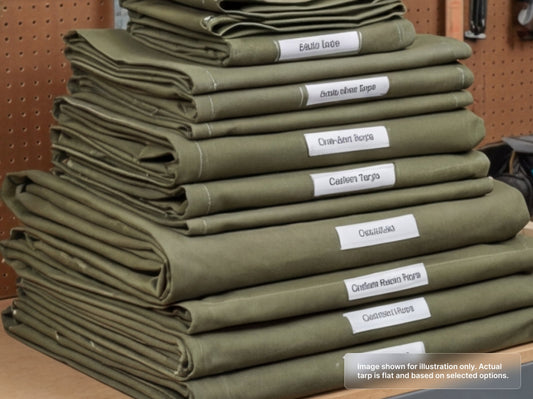 Heavy Duty Canvas Tarps - Made-to-Order