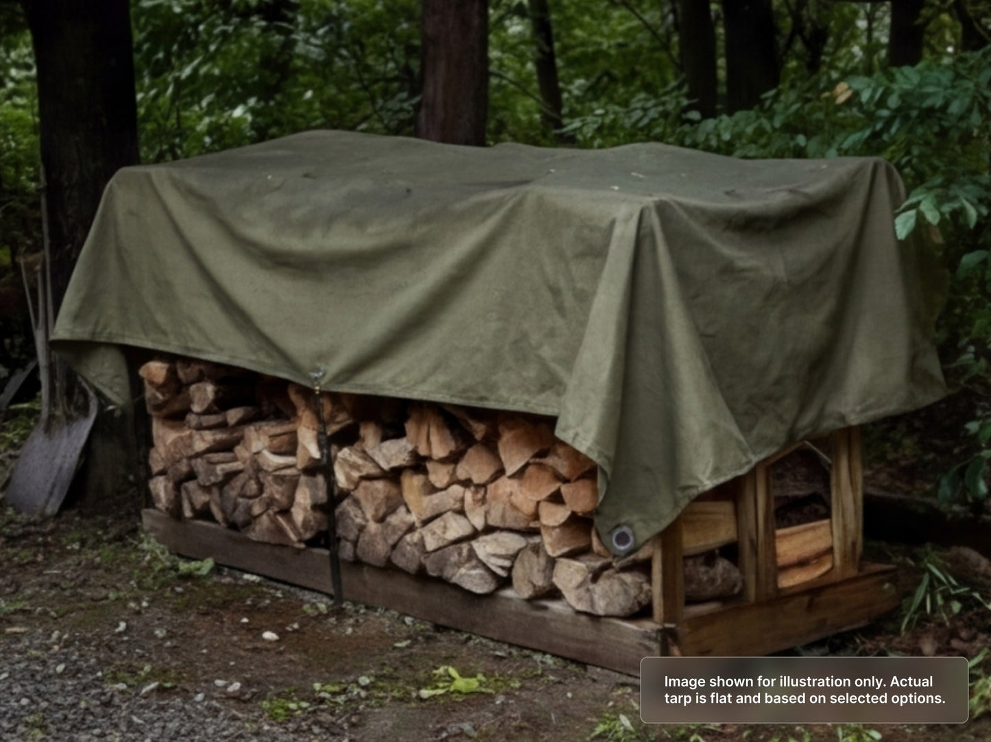 Heavy Duty Canvas Tarps - Water Resistant for Mold & Mildew Resistant