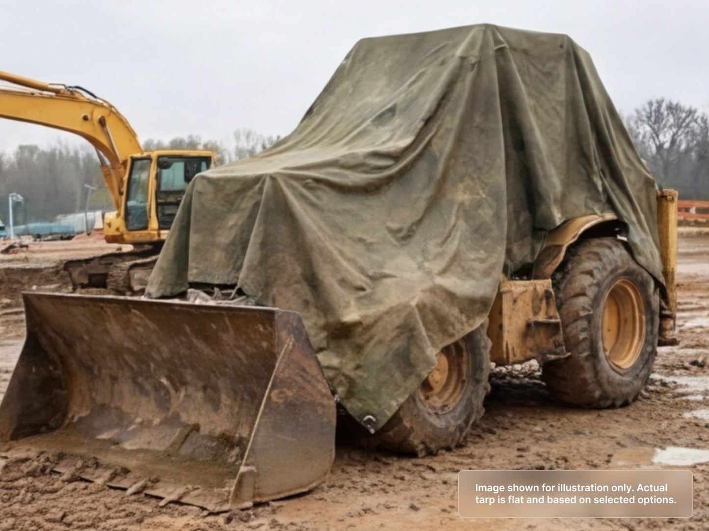 Heavy Duty Canvas Tarps - Water Resistant with Industrial Grade