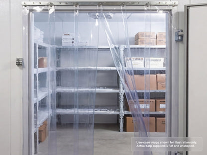 Heavy Duty Clear Vinyl Tarp for Cold Storage