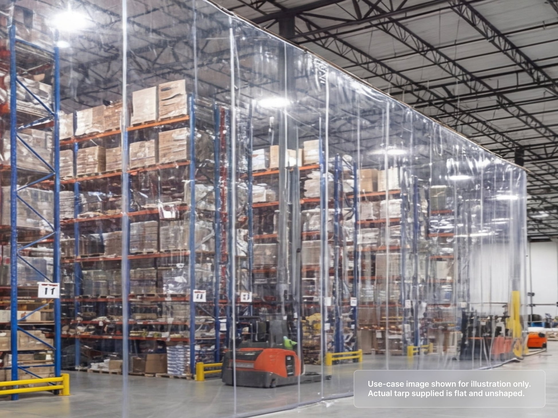 Heavy Duty Clear Vinyl Tarp for Facility Managers