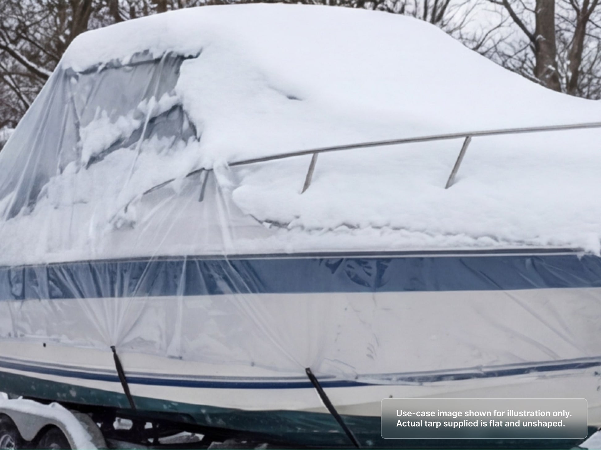 Heavy Duty Clear Vinyl Tarp for Snow Protection