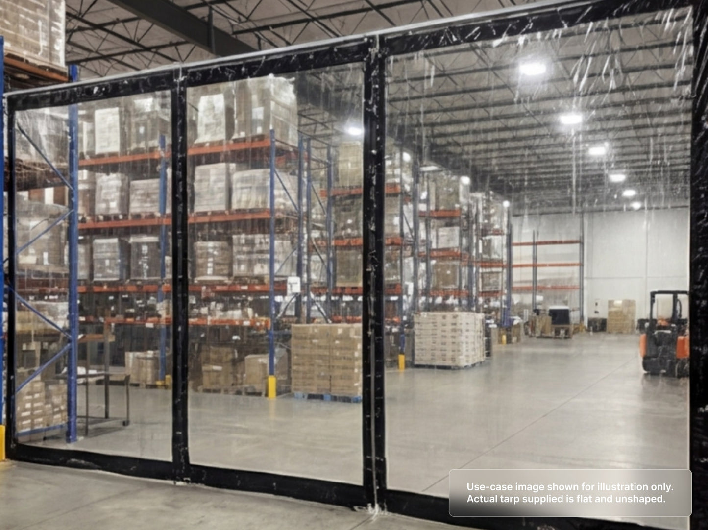 Heavy Duty Clear Vinyl Tarp for Warehousing & Logistics