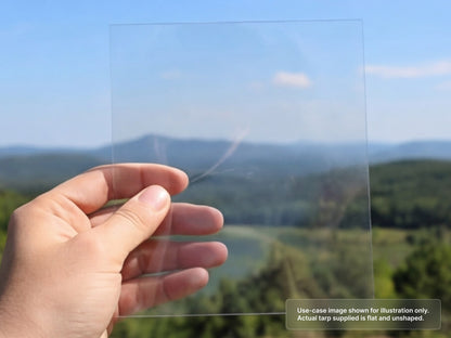 Heavy Duty Clear Vinyl Tarp with 100% Transparency