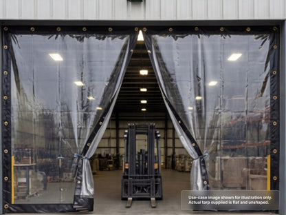 Heavy Duty Clear Vinyl Tarp with Industrial Strength
