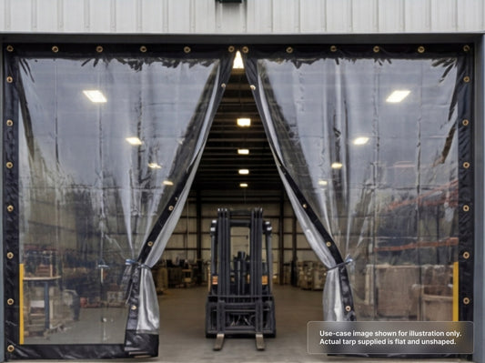 Heavy Duty Clear Vinyl Tarp with Industrial Strength