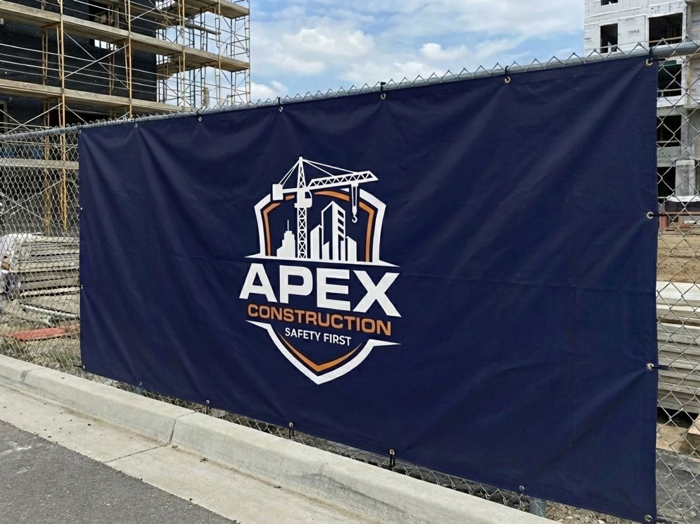 Heavy Duty Custom Tarps with Logo Printed