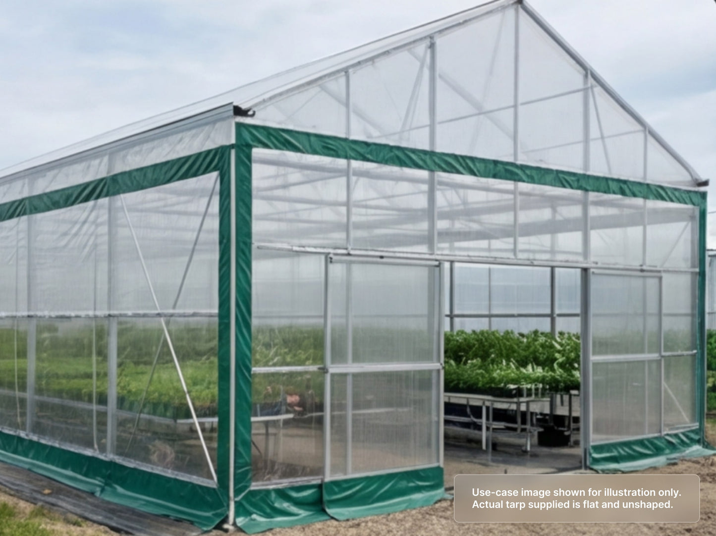 Heavy Duty Transparent Vinyl Tarp for Agriculture & Greenhouses