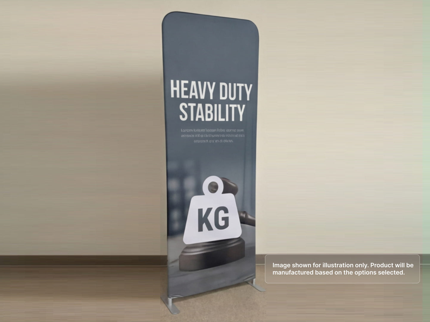 Heavy Duty Base Custom Extend Tension Fabric Stand