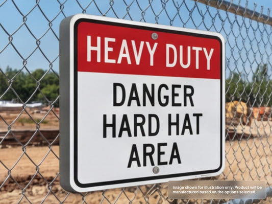 Heavy Duty Custom Aluminum Signs