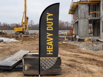 Heavy Duty Custom Feather Flag
