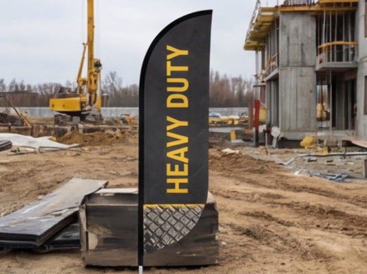 Heavy Duty Custom Feather Flag