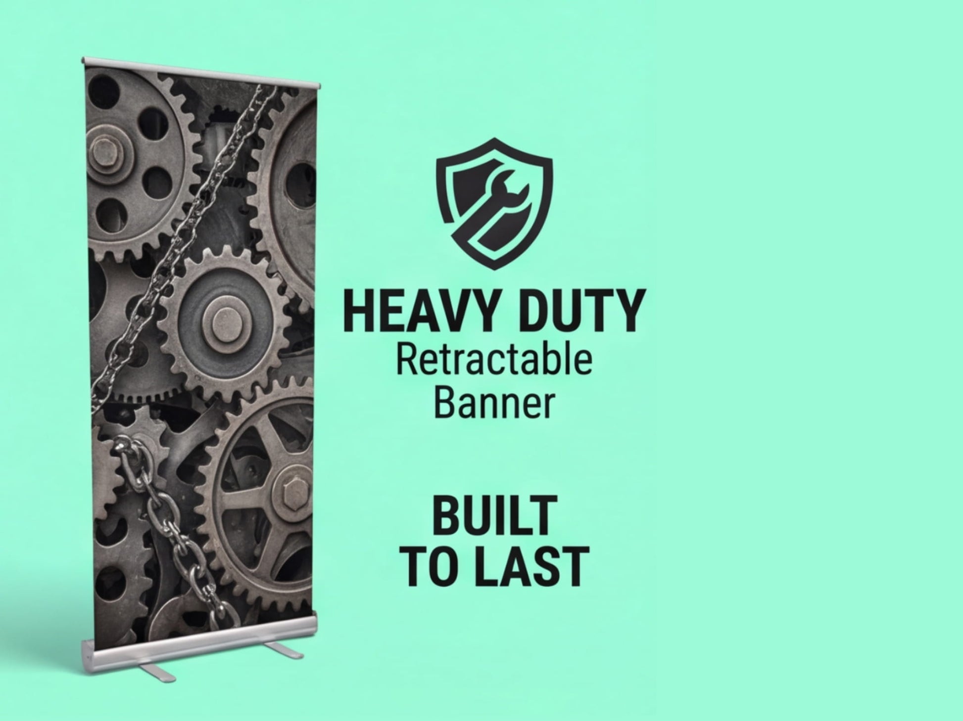 Heavy Duty Custom Retractable Banner