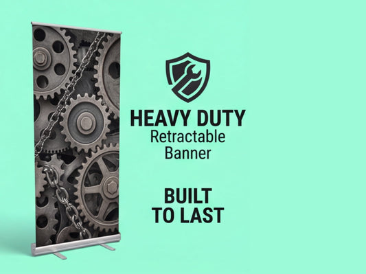 Heavy Duty Custom Retractable Banner