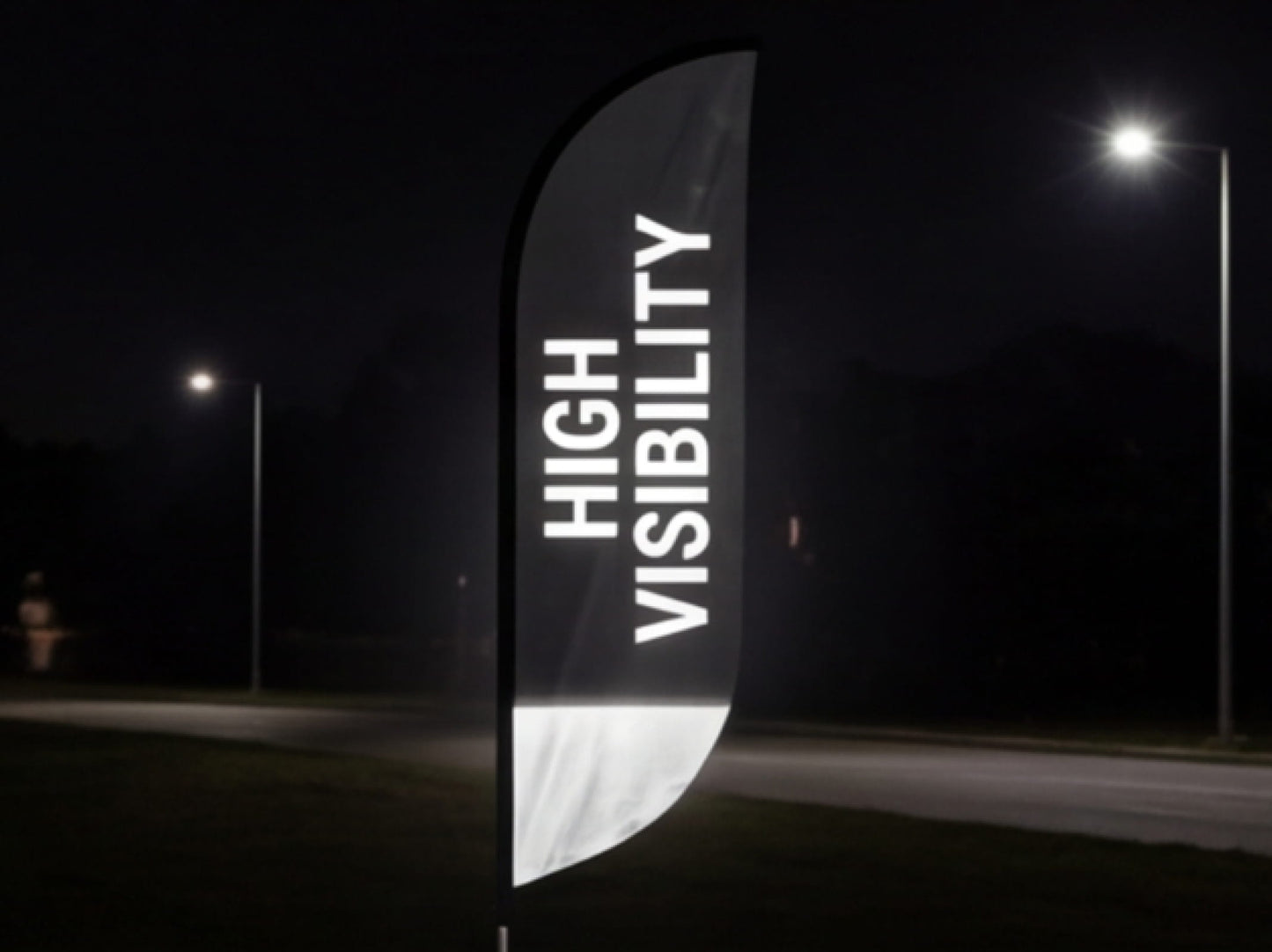 High Visibility Custom Feather Flag