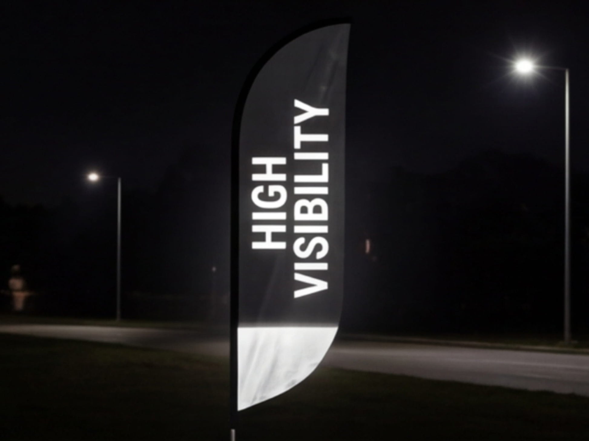 High Visibility Custom Feather Flag