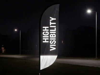 High Visibility Custom Feather Flag