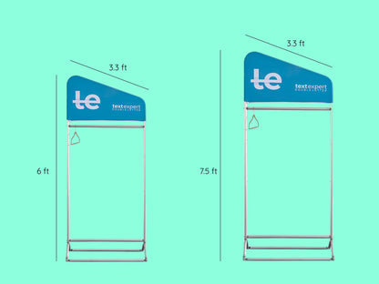 Inclined Apparel Wall Display Dimensions