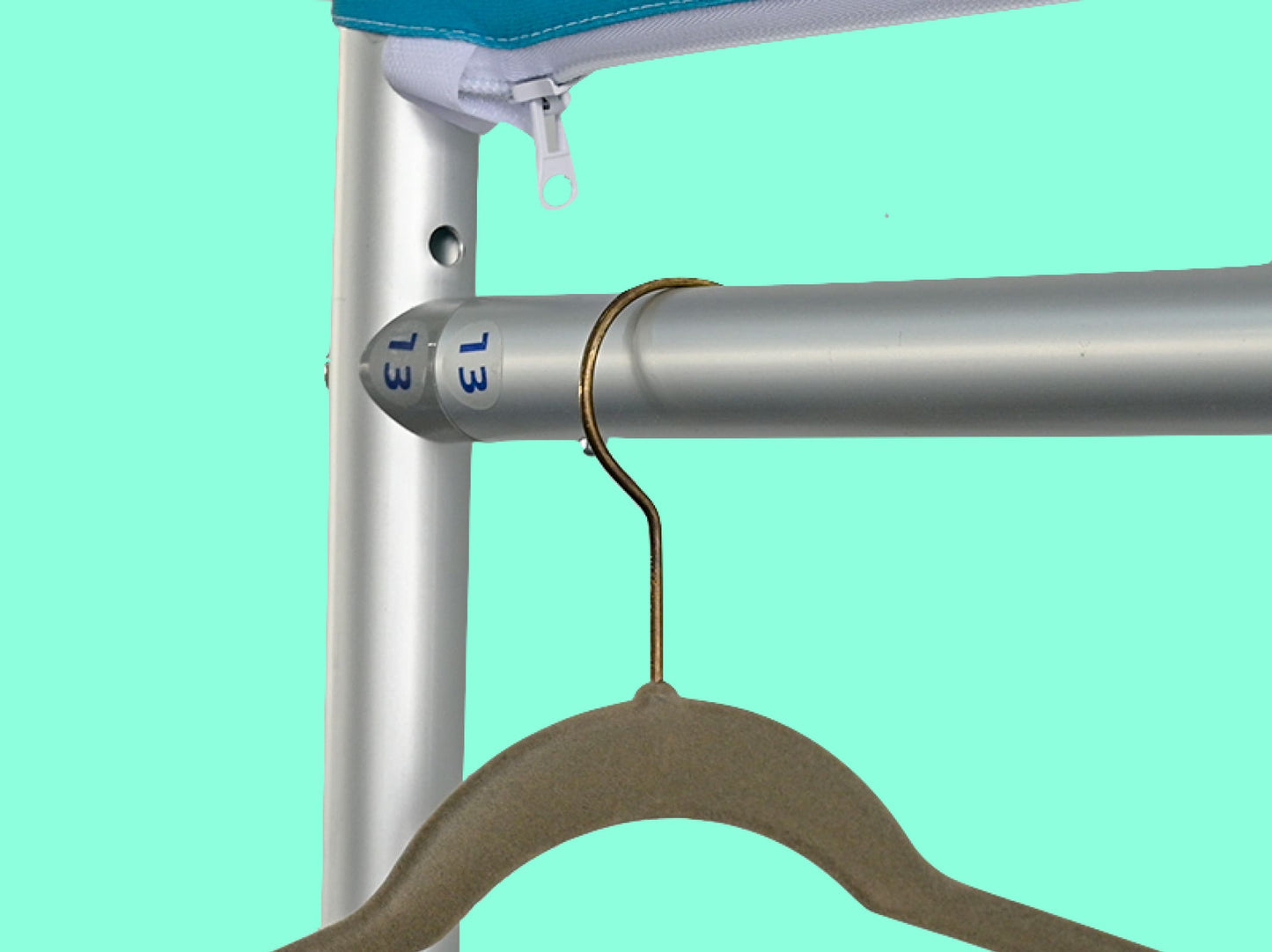 Inclined Apparel Wall Display for hanging Apparels