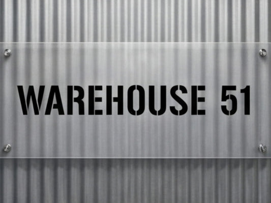Industrial Custom Acrylic Signs