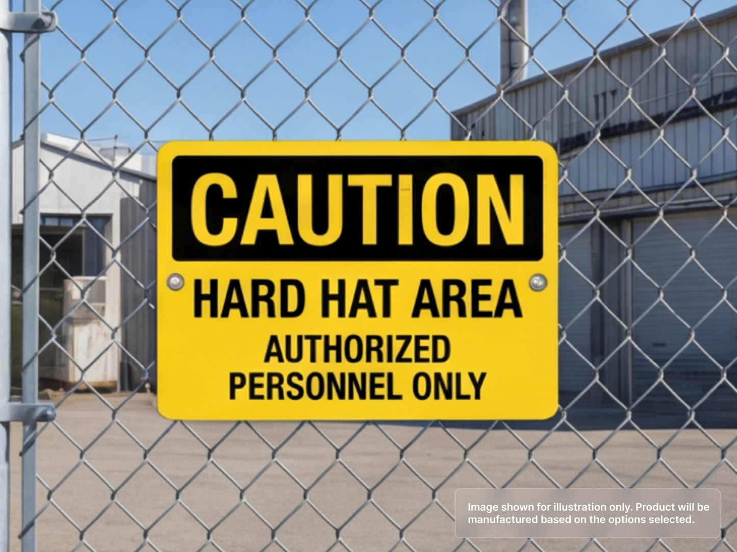 Industrial Custom Aluminum Signs