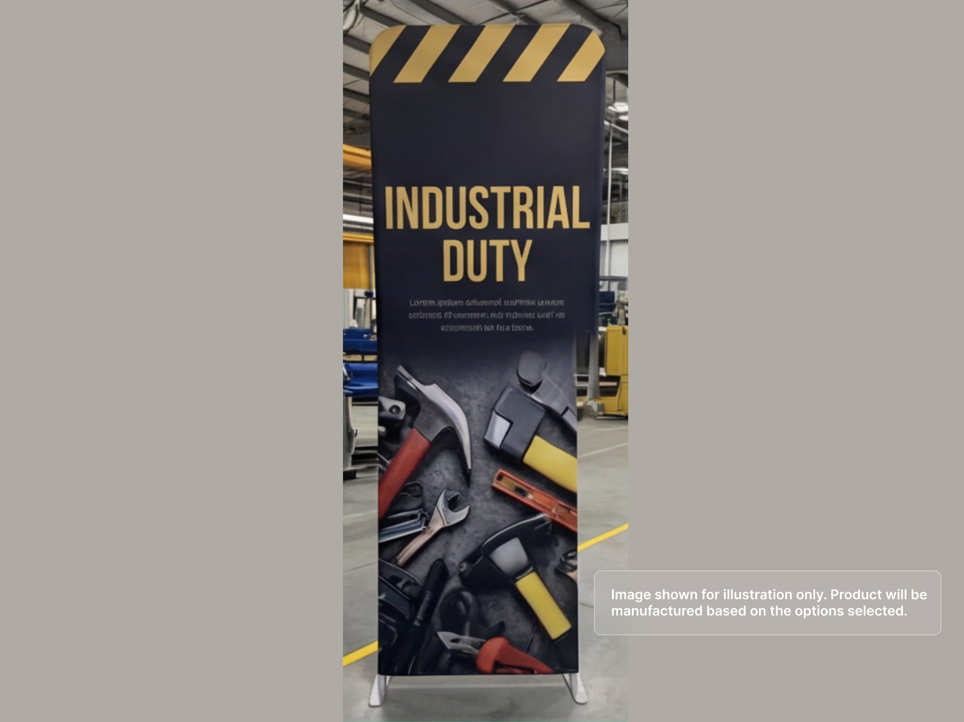 Industrial Duty Custom Extend Tension Fabric Stand