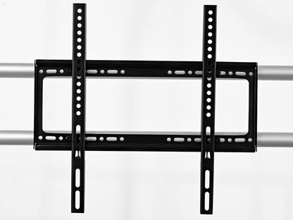 Inverted J Curved Tension Fabric TV Stand TV Mount