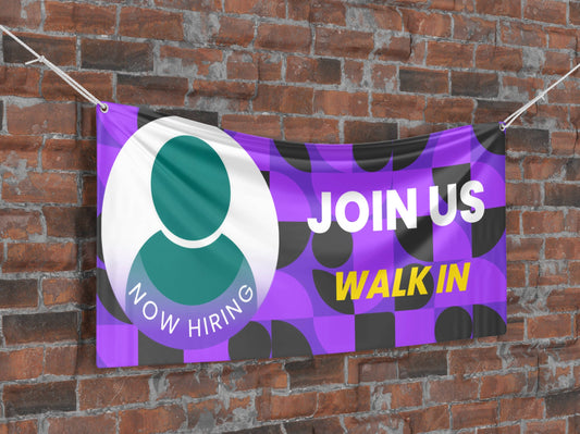 Join Us Printed  Banner