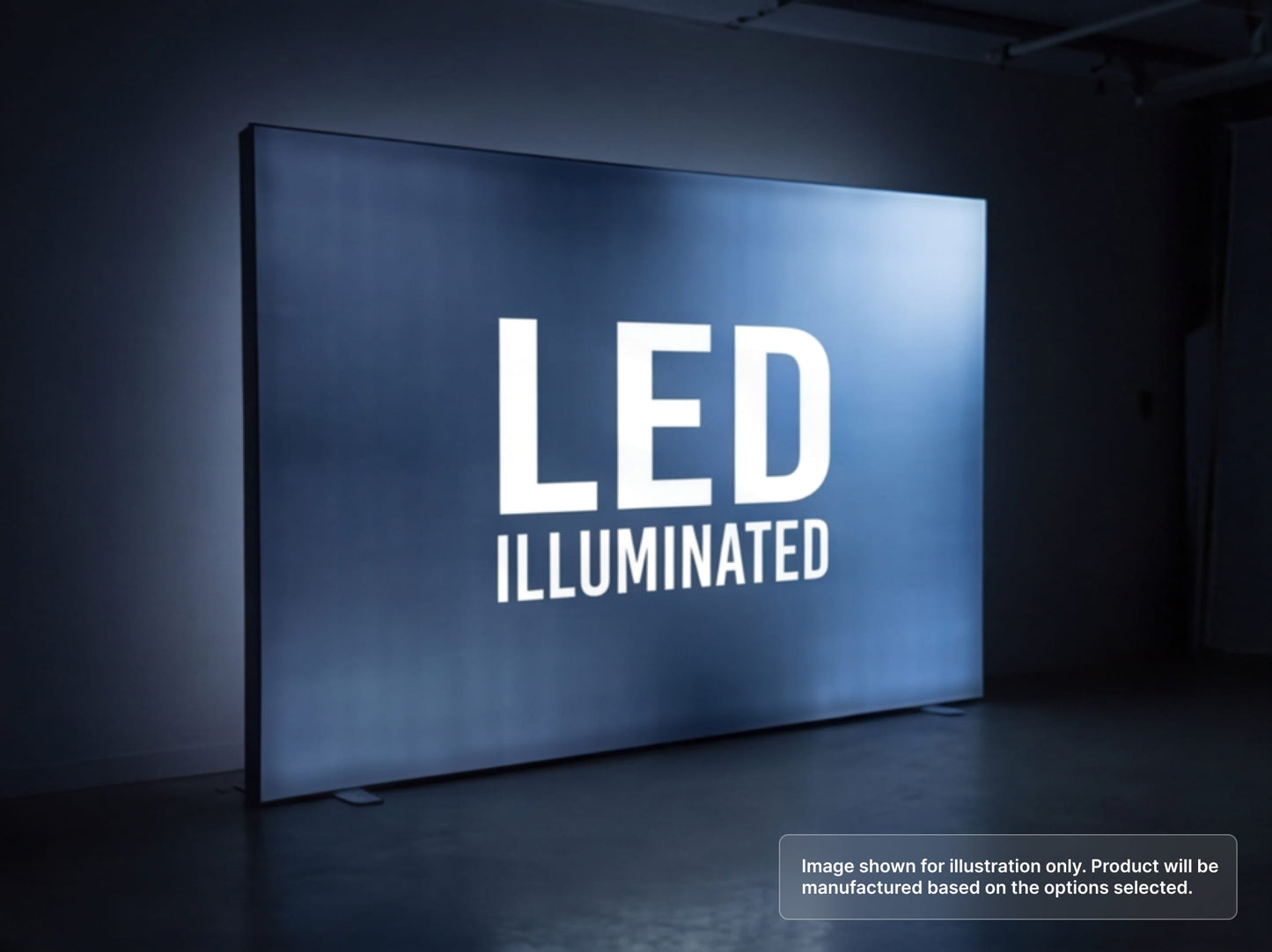 LED Illuminated SEG Light Box Display Panel
