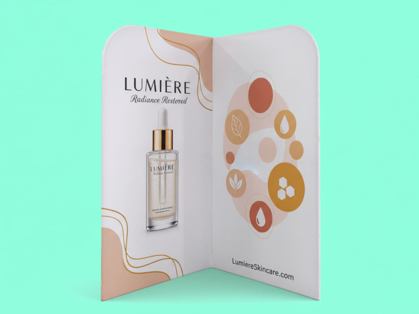 L Shaped Fabric Banner Stand (Round Corners) for Events and Trade Shows