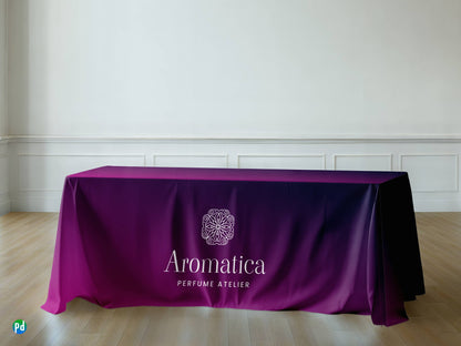 Trade Show Printed Table Cover Throws
