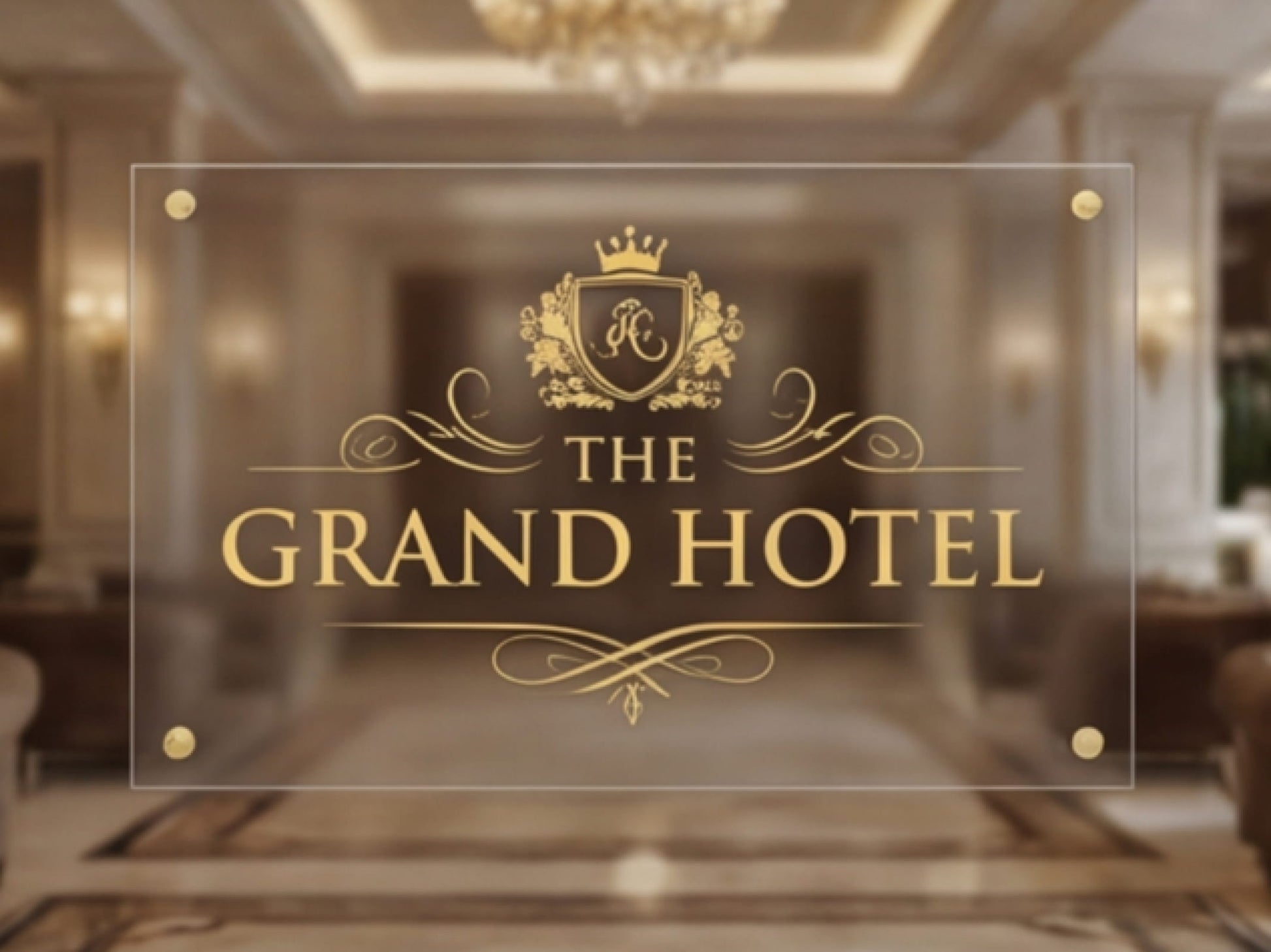 Luxury Custom Acrylic Signs
