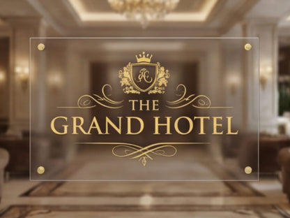 Luxury Custom Acrylic Signs