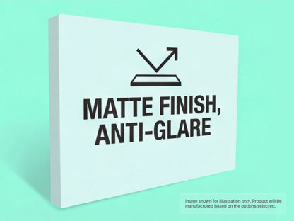 Matte Finish Anti-Glare Straight Fabric Pop Up Display