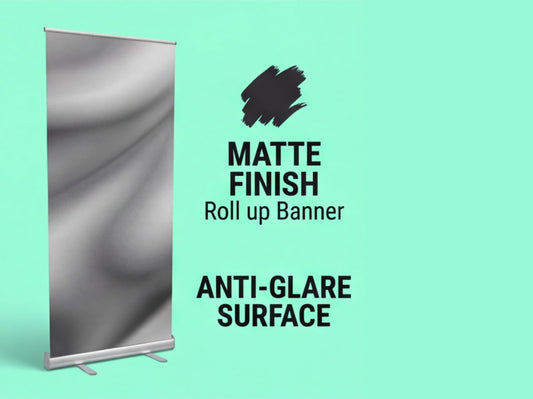 Matte Finish Custom Roll up Banner