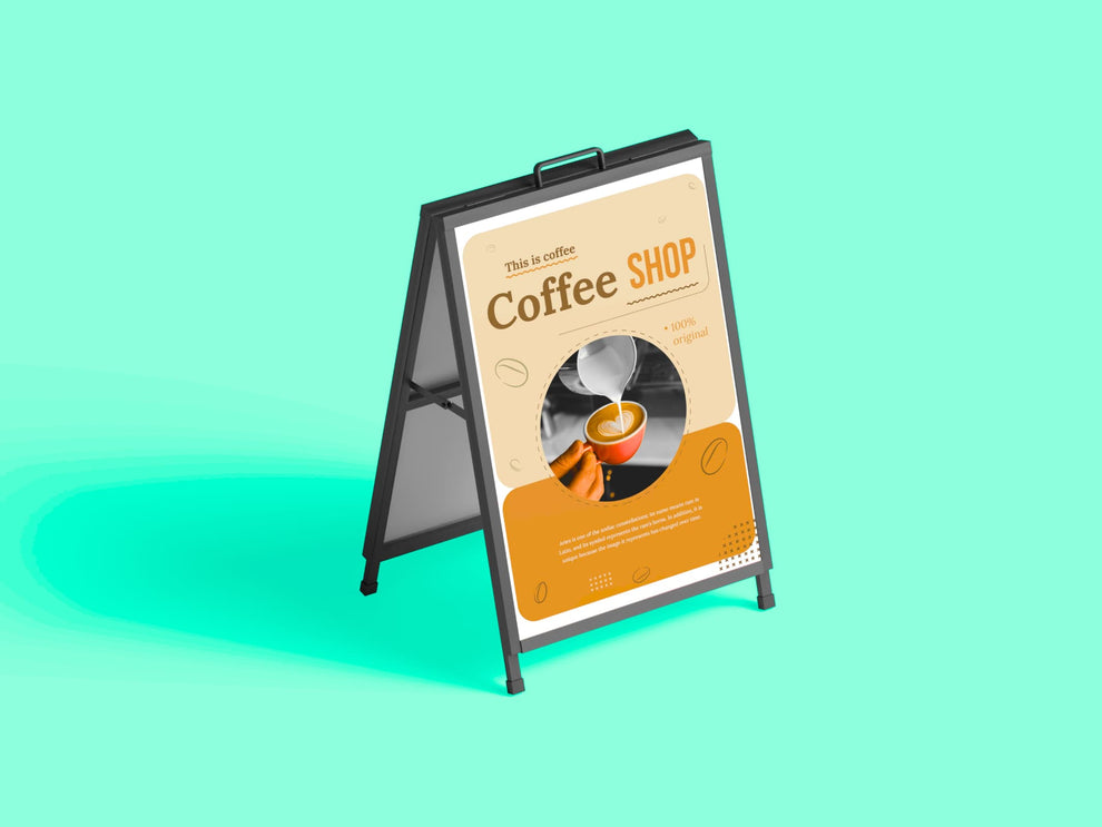 Apple A Frame Sign Metal A-Frame Sign – PRINTDRILL