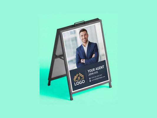 Metal A Frame Signs for Agent Branded