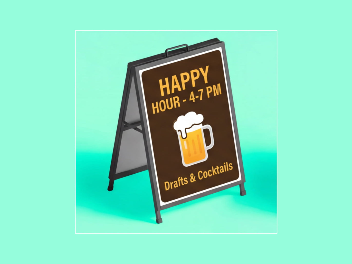 Metal A Frame Signs for Bars & Pubs