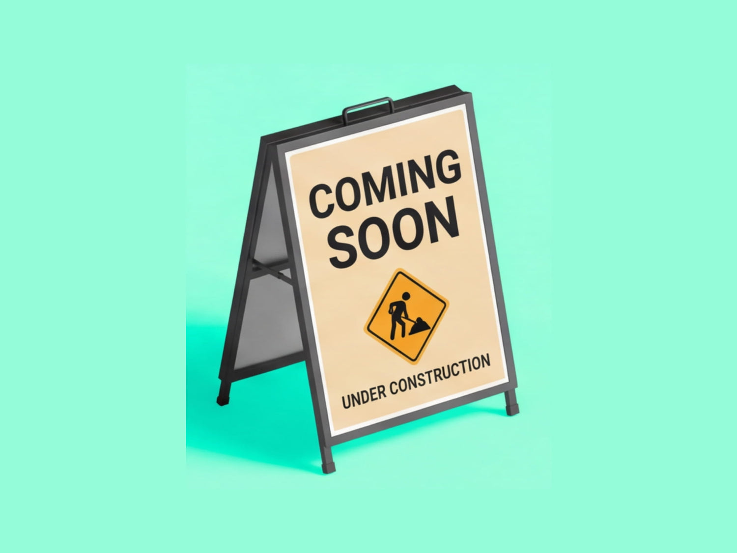 Metal A Frame Signs for Coming Soon