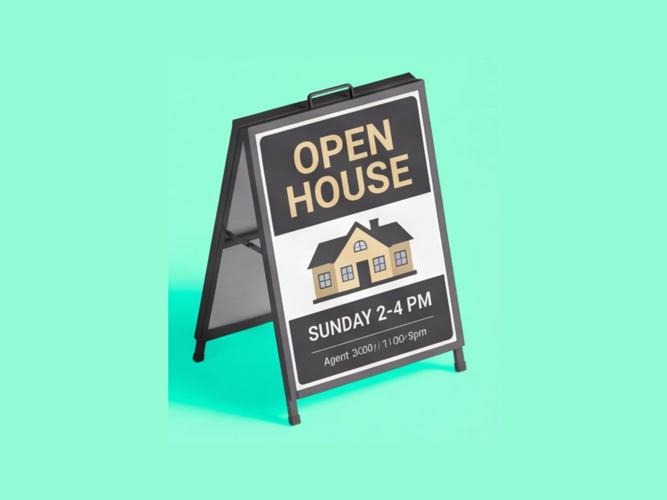 Metal A Frame Signs for Open House – PRINTDRILL